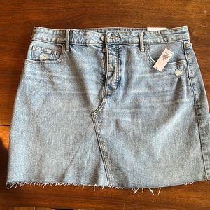 New with tags, Button fly denim skirt